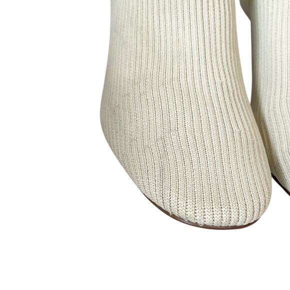 Everlane The Glove Boot ReKnit Ankle Heel Chelsea Pull on Sock Bootie Size 8.5 - Picture 6 of 10